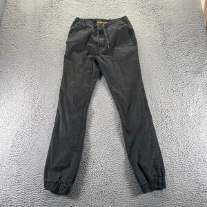 Red Camel Pant Mens S Black Jogger Tapered Leg Running Training Performance